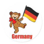 Germany Teddy Bear stickers