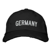 GERMANY Twill Cap Embroidered Hats