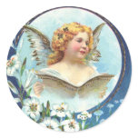 Gesegnete Ostern, Blessed Easter Round Stickers