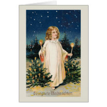 "Gesegnete Weihnachten" Vintage Christmas Card