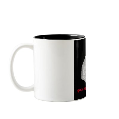 get a leg up on the day ! mugs by michiganartist