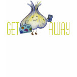 get away garlic t-shirts