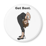 Get Bent Fridge Magnet