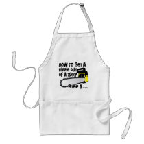 Get Hippies Out Of Your Trees Aprons