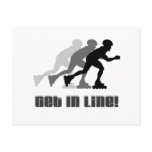 Get in Line postcards
