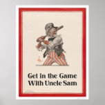 Get in the Game with Uncle Sam posters