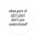 Get Lost stickers