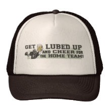 Get Lubed Up Football Trucker Hats