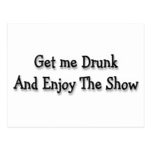 Get me drunk post cards