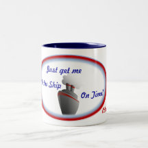 Get Me to the Ship Personalised Mug