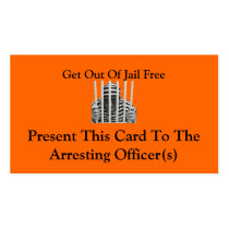 Get Out Of Jail Free Cards Business Card