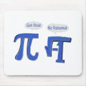 Get Real Be Rational mousepads