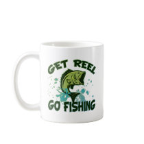 Get Reel Go Fishing Coffee Mug
