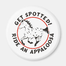 Get Spotted Leopard Appaloosa Fridge Magnet