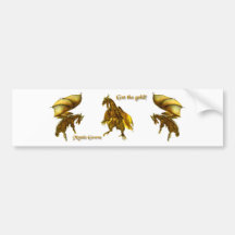 Get The Gold Bumpersticker Bumper Sticker