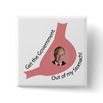 Get the Government Out of My Stomach! Pin