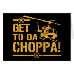 Get To Da Choppa Vintage Cards