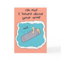 Get Well Better Soon Broken Arm Greeting Card