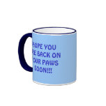 GET WELL CHUBBY CAT!!! mugs