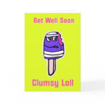get well soon clumsy loll cards