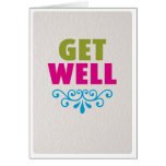 Get well soon feel better card