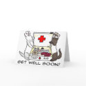 Get Well Soon ferret card