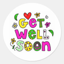 Get Well Soon Sticker