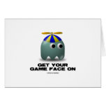 Get Your Game Face On Geek Cards