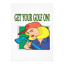Get Your Golf On Personalized Invites