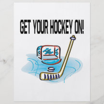 Get Your Hockey On Full Colour Flyer