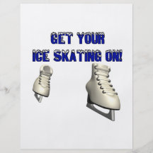 Get Your Ice Skating On Flyer Design