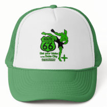 Get your kicks in the Duke City Green Hat
