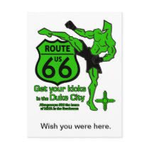 Get your kicks in the Duke City Green Postcards