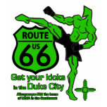 Get your kicks in the Duke City Green t-shirts