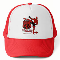 Get your kicks in the Duke City red Hats
