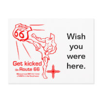 Get your Kicks on Route 66! Postcard