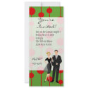 Get Your Martinis Ready!  Christmas Colours invitations