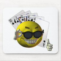 Get Your Poker Face ON! Mousepad