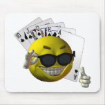 Get Your Poker Face ON! mousepads