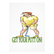 Get Your Putt On Personalised Invitations