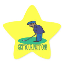 Get Your Putt On Sticker