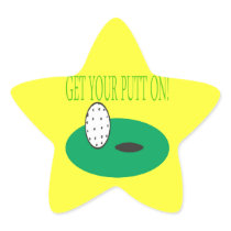 Get Your Putt On Sticker