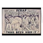 Get Your Scrap Together, These Boys Need It Greeting Cards