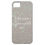 Get your Sparkle on faux glitter iphone 5 case