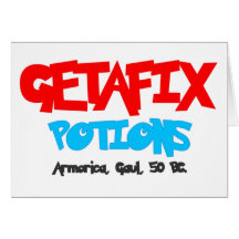 Getafix Potions Gaul Greeting Card