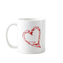 getropftes Herz Kaffeetasse