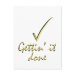 Gettin' it Done postcards