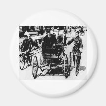 Getting a ticket refrigerator magnet