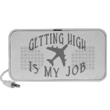 Getting High Airline Pilot Mp3 Speaker