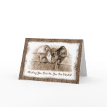 Getting HItched: Horses: Wedding Congratulations Card